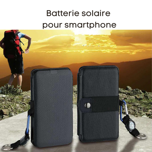 Batterie solaire pour smartphone